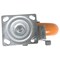 Vestil Polyurethane Swivel With Brake Caster 8 In. Diameter x 2 In. Width 1.25K Butterscotch/Silver CST-F34-8X2SI-SWB - alternate 5
